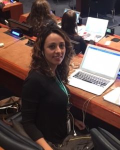 Vanesa Treers, SI UN Representative, at CSocD 56
